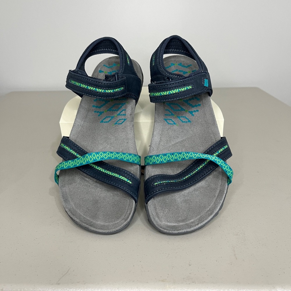 Merrell Performance Sandals Blue Adjustable Strap Women's 7 Beach Coastal Summer